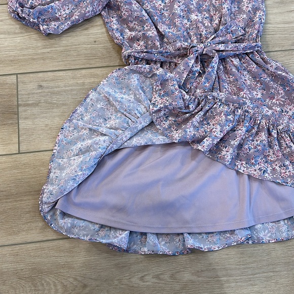 Mortise and Market Wrap Mini Dress - Picture 2 of 8